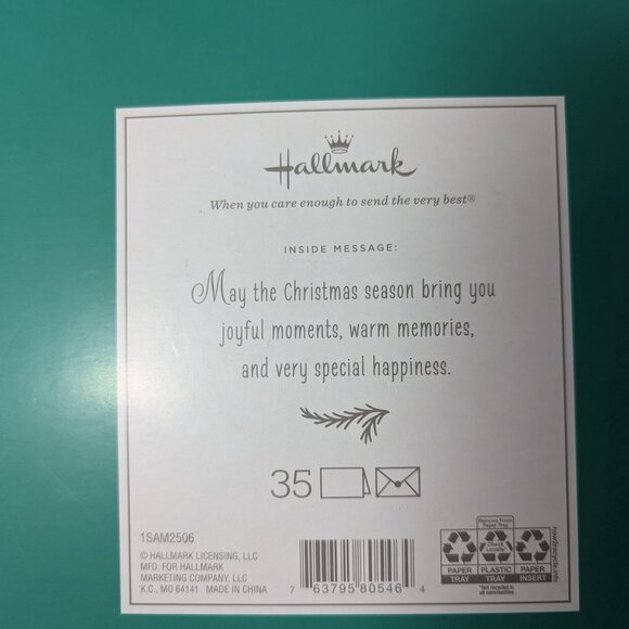 NEW- Hallmark Deluxe Holiday Cards- 35 Count- Deck the Halls Christmas - Picture 4 of 4